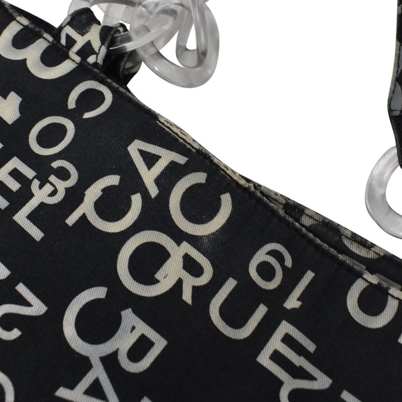 Chanel - "By Sea" - 31 Rue Cambon - Black Logo Canvas Tote Bag in Tie Dye Effect - Picture 7 of 13